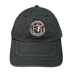 Spur Wing Country Club Baseball Cap Black One Size Adjustable Dorfman Pacific